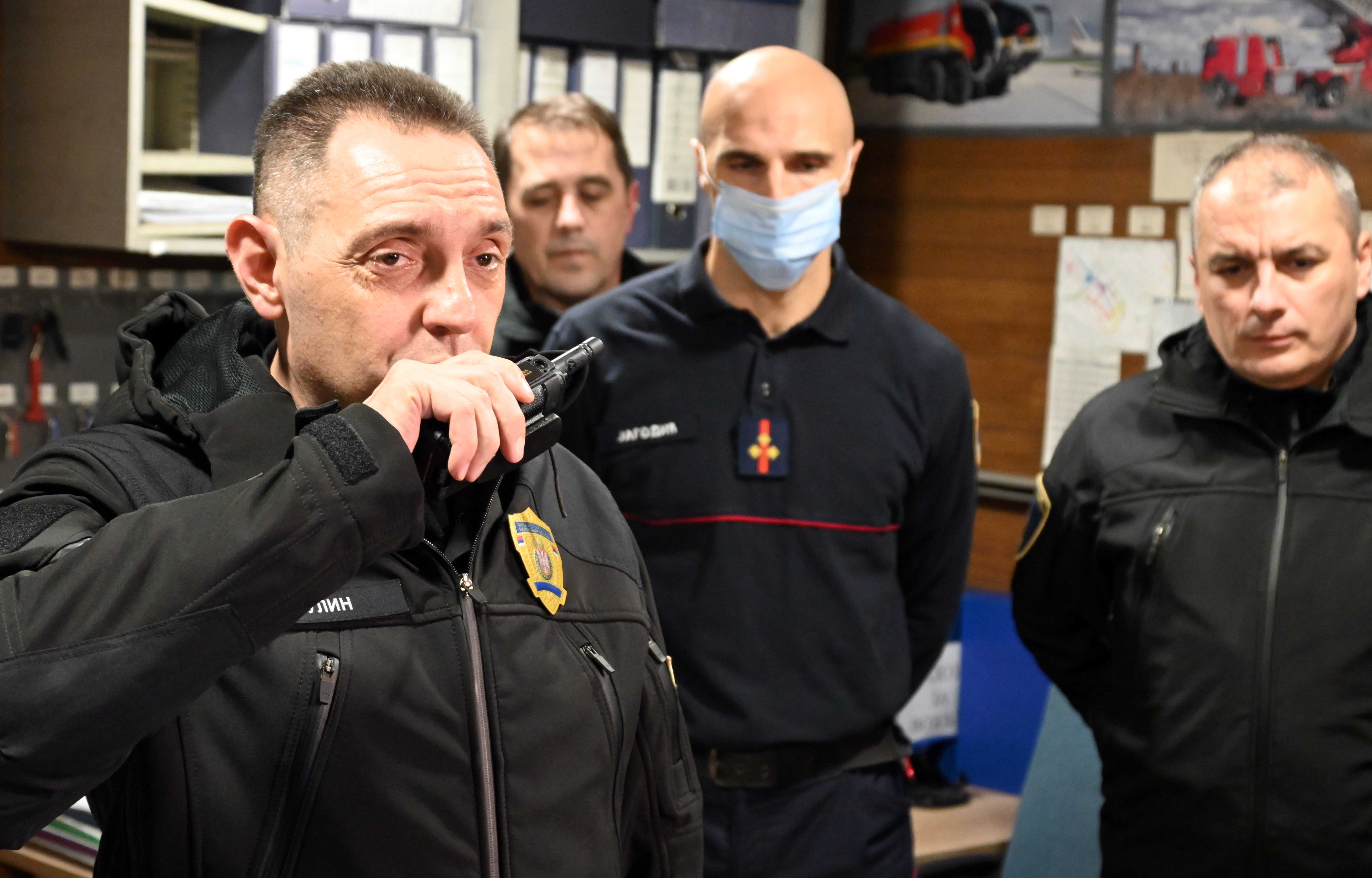 Министар Вулин српску Нову годину провео са припадницима Сектора за ванредне ситуације